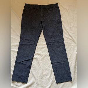 Banana Republic Navy Blue Skinny Fit Trousers